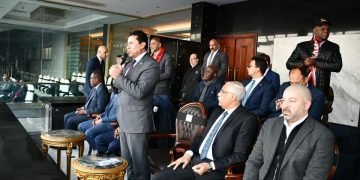 وزير الرياضة يفتتح بطولة إفريقيا للشباب بإستاد القاهرة الدولى