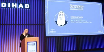 وزيرة التضامن تشارك في فعاليات مؤتمر دبي الدولي للإغاثة والتطوير “ديهاد” للأعمال الإنسانية المستدامة