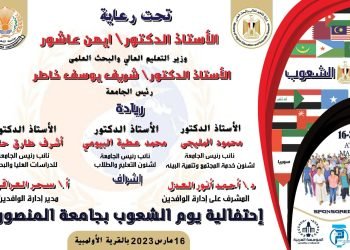 جامعة المنصورة تجمع شعوب العالم بيوم الشعوب لعام 2023 م