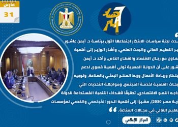 حصاد أنشطة وزارة التعليم العالي والبحث العلمي في أسبوع