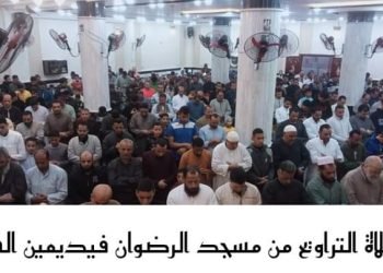 مساجد عامرة وفرحة غامرة  للصائمين في الفيوم