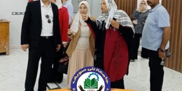 لجنة الاعلى للجامعات  تشيد بمركز الاختبارات الالكترونيه ومعمل كلية الطب