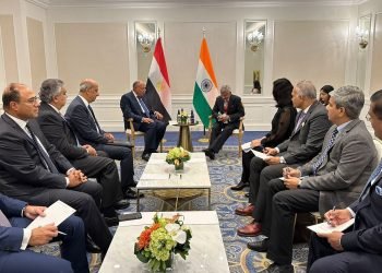 وزير الخارجية يلتقى بنظيره الهندى على هامش أعمال الجمعية العامة للأمم المتحدة