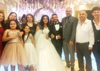 موقع وجريدة الشاهد المصري يشارك فرحه مارينا وجرجس حفل زفافهم.