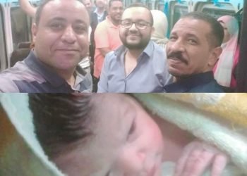 قطار اسيوط والطفله شمس