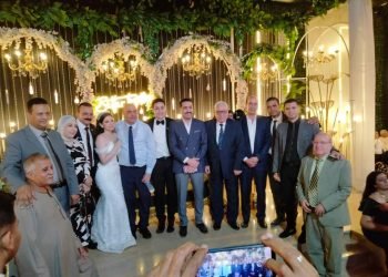 جريدة وموقع الشاهد المصري تشارك فرحه ميرا وممدوح حفل زفافهم.