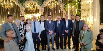جريدة وموقع الشاهد المصري تشارك فرحه ميرا وممدوح حفل زفافهم.