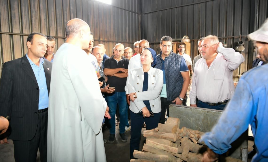 وزيرة البيئة فى زيارة ميدانية لمحافظة الشرقية لمتابعة سير منظومة مواجهة نوبات تلوث الهواء الحادة