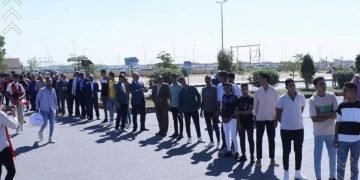 بأطول طابور للتبرع بالدم ..جامعة سوهاج تواصل حملتها الإنسانية لدعم الاشقاء بفلسطين بمشاركة طلاب من أجل مصر