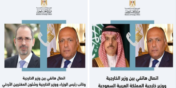 وزير الخارجية سامح شكري يبحث مع نظيريه الأردني والسعودي مستجدات التصعيد العسكري في غزة