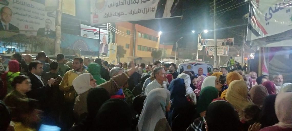 بالصور ماراثون انتخابات الرئاسة بالفشن جنوب بني سويف