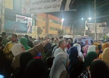 بالصور ماراثون انتخابات الرئاسة بالفشن جنوب بني سويف