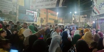 بالصور ماراثون انتخابات الرئاسة بالفشن جنوب بني سويف