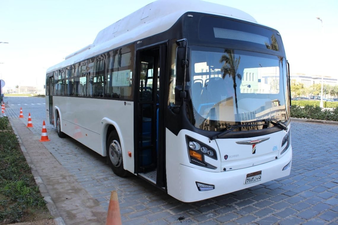 أتوبيس النصر للسيارات يبدأ العمل تجريبيًا بالعاصمة الإدارية