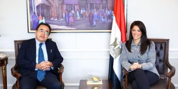 الدكتورة رانيا المشاط تلتقي المدير الجديد لهيئة التعاون الدولي اليابانية «جايكا» بمنطقة الشرق الأوسط وأوروبا