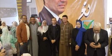 بالصور حفل تكريم حفظة القرآن الكريم وتأييد الرئيس عبد الفتاح السيسي رئيسا للجمهوريه بالفشن جنوب بني سويف.