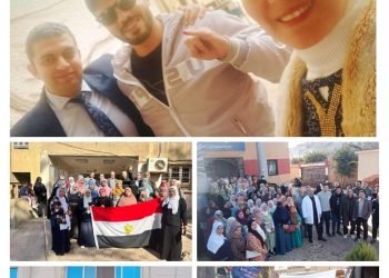 اول ايام انتخابات الرئاسه يشهد تجمعات حماسيه وإقبال وطني