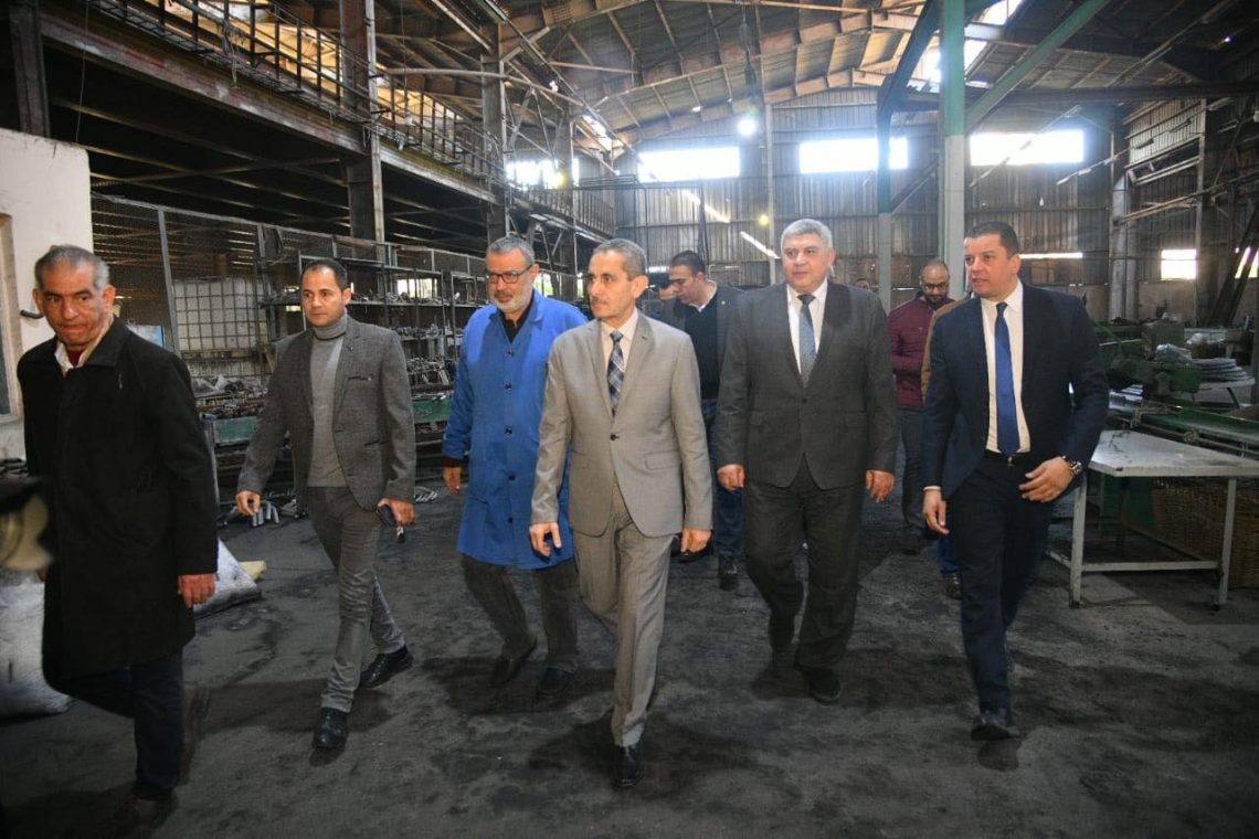 محافظ الغربية يتفقد شركة النصر لمنتجات الكاوتشوك لتذليل كافة التحديات والتوسع في الإنتاج