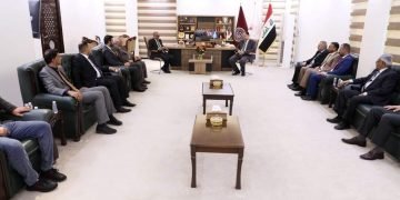 الزبيدي يستقبل المهنئين بمناسبة تسنمه مهامه رئيسًا لجامعة الفرات الأوسط التقنية