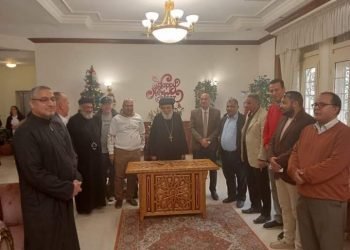 مدير إدارة سمالوط التعليمية الدكتور بهاء حسن والقيادات التعليمية