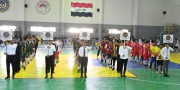 انطلاق فعاليات كرة الصالات في جامعة الفرات الأوسط التقنية