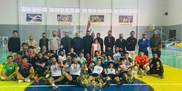 جامعة الفرات الأوسط التقنية تختتم بطولة الجامعة بكرة القدم ”الصالات”