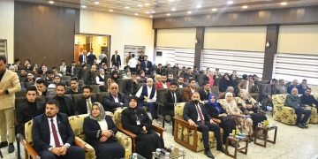 جامعة الفرات الأوسط التقنية تنظم المهرجان الجامعي لعرافة الحفل والالقاء