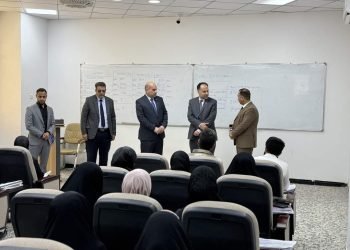 رئيس جامعة الفرات الأوسط التقنية يزور المعهد التقني الرميثة لتفقد سير العملية التعليمية