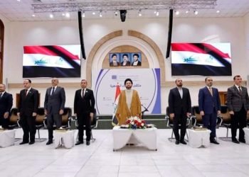 رئيس جامعة الفرات الأًوسط التقنية في ضيافة سماحة السيد الحكيم (دام تأييده)