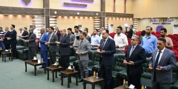 جامعة الفرات الأوسط التقنية تنظم ندوة علمية حوارية بعنوان “المعاناة تولد الابتكار الدكتور غسان محمد العراقي انموذجاً”