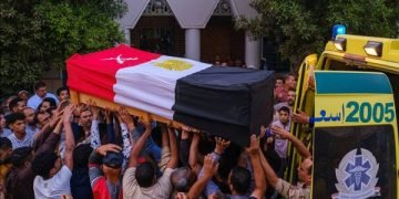 مصر تزف ابنها شهيد رفح  جندى مقاتل “عبد الله رمضان “