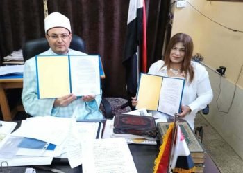 بروتوكول تعاون بين  منطقة الوعظ بالجيزة و مؤسسة بداية أمل للتنمية