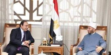 وزير الأوقاف يستقبل الأمين العام لمركز الملك عبد الله العالمي للحوار بين أتباع الأديان والثقافات «كايسيد»