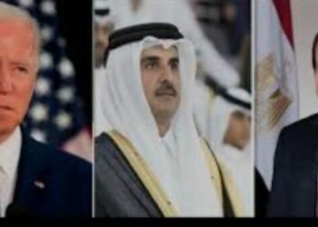 بيان لبايدن والسيسى وحمد بشأن وقف إطلاق النار فى غزة