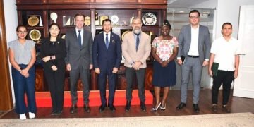 وزير الشباب يلتقي ممثلي الأمم المتحدة ومنظمة اليونسيف لبحث التعاون المشترك