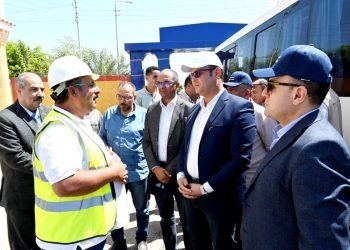 وزير الإسكان ومحافظ كفر الشيخ يتفقدان محطة مياه مطوبس الشمالية ضمن مشروعات المبادرة الرئاسية “حياة كريمة”
