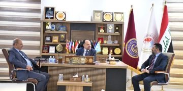 رئيس جامعة الفرات الأوسط التقنية يستقبل النائب أحمد الشرماني ويبحثان تعزيز التعاون المشترك