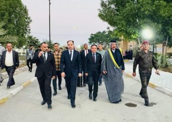 رئيس جامعة الفرات الأوسط التقنية يفتتح مشاريع الإعمار في الكلية التقنية المسيب