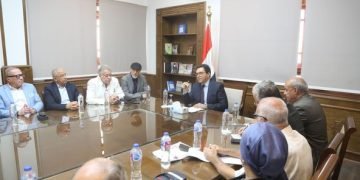 وزير الثقافة يلتقي أعضاء “نقابة الفنانين التشكيليين”ضمن اجتماعاته بأطياف العمل الثقافي