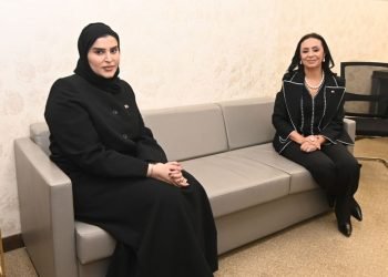 وزيرة التضامن تلتقي وزيرة التنمية الاجتماعية والأسرة في دولة قطر