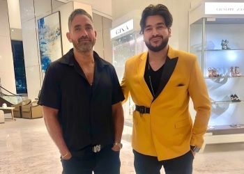 الإعلامي المصري كريم أسامة والفنان المصري أمير كرارة