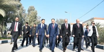 رئيس جامعة الفرات الأوسط التقنية يستقبل محافظ النجف الأشرف