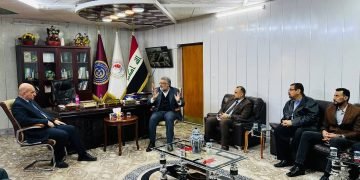 الكلية التقنية المسيب تستقبل رئيس كتلة صادقون لبحث مشاريع التطوير ودعم التعليم