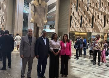 المتحف المصري الكبير يستقبل رئيس جمهورية أنجولا الرئيس الحالي للاتحاد الأفريقي