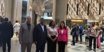 المتحف المصري الكبير يستقبل رئيس جمهورية أنجولا الرئيس الحالي للاتحاد الأفريقي
