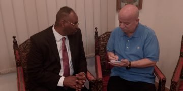 الشاهد المصرى ” مدير التحرير”  ولقاء بالكاتب الروائى السودانى المعز عبد المتعال سر الختم