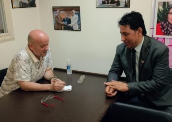 الشاعر محمد المساعيدى فى ضيافة الشاهد المصرى