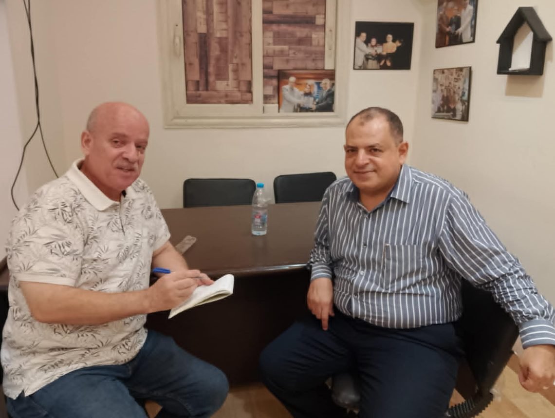 الشاهد المصرى مدير التحرير ولقاء  مع الناقد والمفكر أ د مصطفى عطية