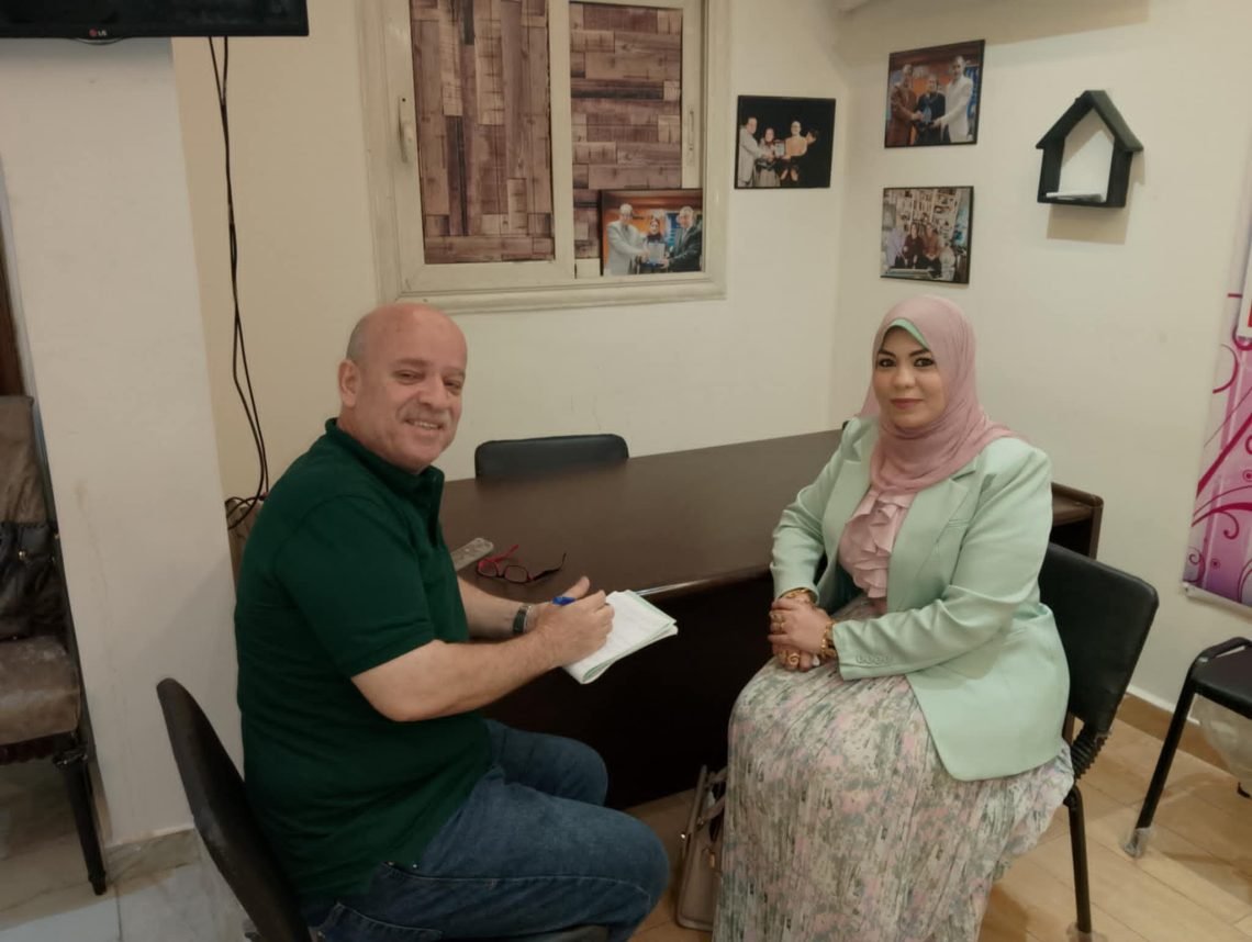 الشاهد المصرى ومدير التحرير  ولقاء مع الشاعرة المبدعة ” هبة الفقى “