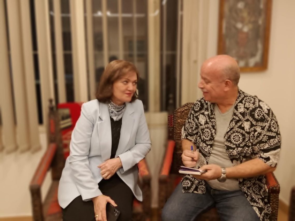 الشاهد المصرى : مدير التحرير  ولقاء مع الاكاديمية والكاتبة التونسية حبيبة محرز